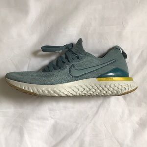 Blue Nike Flyknit Runners